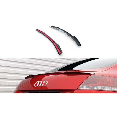 Body kit e accessori visivi MAXTON DESIGN estensione spoiler per Audi TT 8J, nero lucido | race-shop.it
