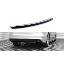 MAXTON DESIGN splitter posteriore centrale per Audi A4 S-Line B8 Facelift, nero lucido