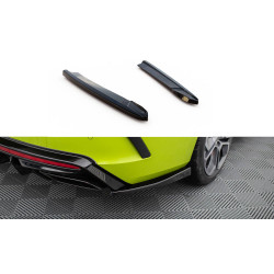 MAXTON DESIGN splitter laterali posteriori per Skoda Octavia RS Mk4, nero lucido, V4