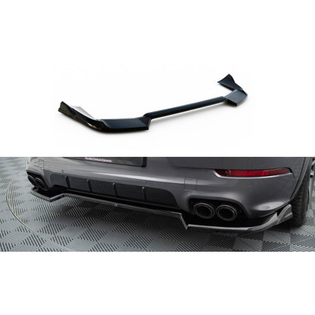 Body kit e accessori visivi Splitter posteriore centrale Porsche Cayenne Mk3 Facelift | race-shop.it