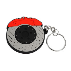 Portachiavi in gomma PVC "Disc brake"