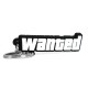 Portachiavi PVC rubber keychain "WANTED" | race-shop.it