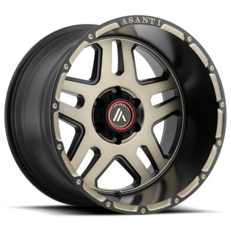 Cerchi in lega Asanti Asanti Off Road AB809 ENFORCER wheel 20x12 8X165.1 125.1 ET-44, Matte black machined | race-shop.it