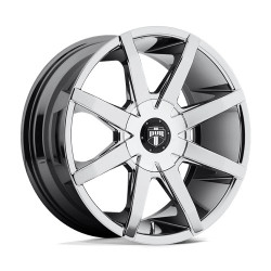 DUB S111 PUSH wheel 24x9.5 6X135/6X139.7 87.1 ET25, Chrome