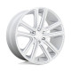 Cerchi in lega DUB DUB S257 FLEX wheel 24x10 6X139.7 78.1 ET30, Gloss silver | race-shop.it