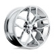 Cerchi in lega Foose Foose F148 OUTCAST wheel 20x10 5X120 72.56 ET40, Chrome | race-shop.it