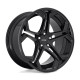 Cerchi in lega Foose Foose F169 IMPALA wheel 20x9 5X120 72.56 ET35, Gloss black | race-shop.it