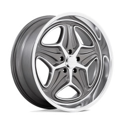 Foose F172 MERLOT wheel 22x9 5X120.65 72.56 ET15, Anthracite machined