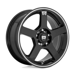 Motegi MR116 FS5 wheel 16x7 5X112/5X114.3 72.56 ET40, Gloss black