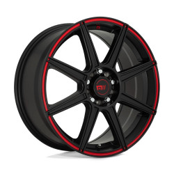 Motegi MR142 CS8 wheel 17x7 4X100/4X108 72.56 ET40, Satin black