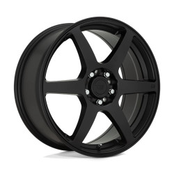 Motegi MR143 CS6 wheel 15x6.5 4X100/4X114.3 72.56 ET40, Satin black