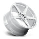 Cerchi in lega OHM OHM AMP wheel 21x10.5 5X120 64.15 ET30, Silver machined | race-shop.it