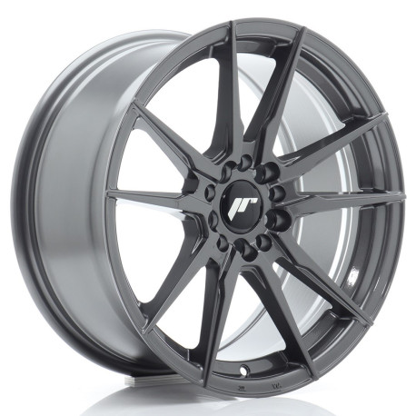 Cerchi in lega Japan Racing JR21 17x8 ET35 5x108/112 Hyper Grigio | race-shop.it