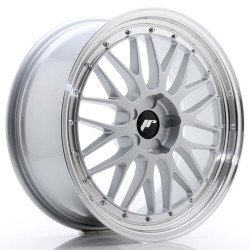 Japan Racing JR23 20x8,5 ET35 5x120 Hyper Argentato con bordo lavorato