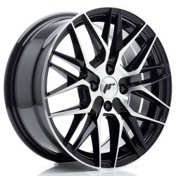 Japan Racing JR28 16x7 ET40 4x100 Nero lucido lavorato