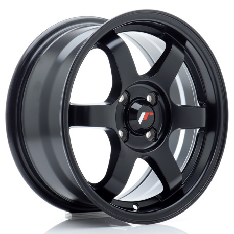 Cerchi in lega Japan Racing JR3 15x7 ET40 4x100 Opaco Nero | race-shop.it