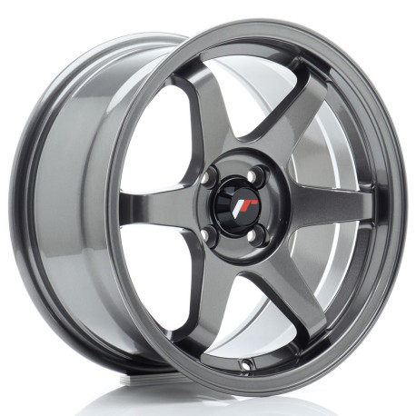 Cerchi in lega Japan Racing JR3 16x8 ET25 4x100 Gun Metal | race-shop.it