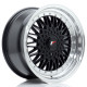 Cerchi in lega Japan Racing JR9 17x8,5 ET20 5x112/120 Nero lucido con bordo lavorato | race-shop.it