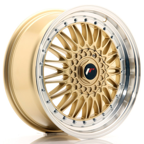 Cerchi in lega Japan Racing JR9 18x8 ET40 5x112/120 Oro con bordo lavorato | race-shop.it