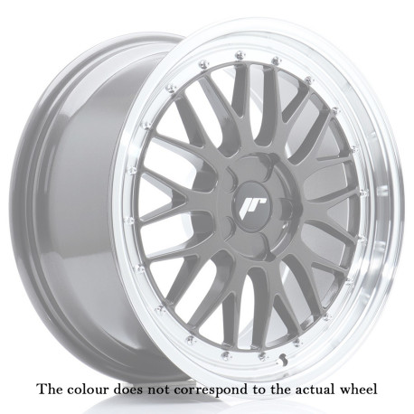 Cerchi in lega Japan Racing JR23 17x8 ET35 5x120 Nero lucido con bordo lavorato | race-shop.it