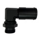 Riduttori per tubi flessibili Davies Craig adattatore di lega AN16 (EWP) a 1 3/4" (35mm) 90° GOMITO | race-shop.it