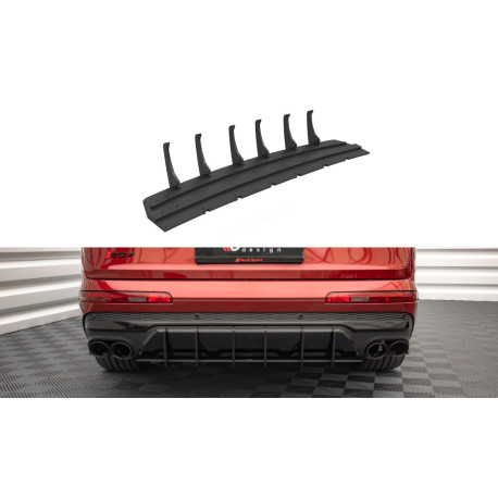 Body kit e accessori visivi MAXTON DESIGN Street Pro diffusore posteriore per Audi SQ7 Mk2 (4M) Facelift, nero | race-shop.it