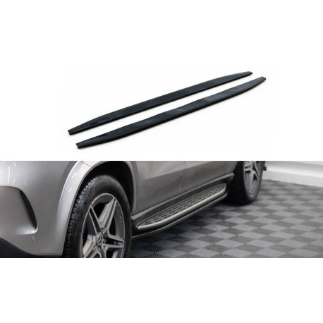 Body kit e accessori visivi MAXTON DESIGN diffusori minigonne per Mercedes-AMG / AMG-Line GLE W167, nero lucido | race-shop.it