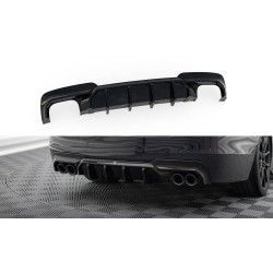 Rear Valance V2 BMW 5 M-Pack F10 (Version with two double exhausts)