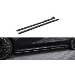 MAXTON DESIGN diffusori minigonne per Mercedes-Benz E AMG-Line W214, nero lucido