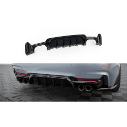 Rear Valance BMW 4 Coupe / Gran Coupe / Cabrio M-Pack F32 / F36 / F33 (Version with dual exhausts on both sides)