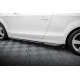 Body kit e accessori visivi MAXTON DESIGN diffusori minigonne per Audi TT 8J, nero lucido | race-shop.it