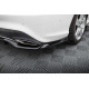 Body kit e accessori visivi Central Rear Splitter (with vertical bars) Mercedes-Benz CLA C117 Facelift | race-shop.it
