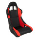 Sedili sportivi senza approvazione FIA RACING SEAT BASIC PVC black-red | race-shop.it