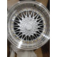 Bazár Cerchi JR JR9 17x8,5 ET20 5x112/120 Argento lavorato + rivetti d`argento DANNEGGIATO | race-shop.it