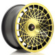 Cerchi in lega Japan Racing JR14 16x8 ET25 Blank Nero Oro Finish | race-shop.it