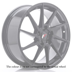 Japan Racing JR36 19x8,5 ET20-45 5H BLANK Argentato lavorato