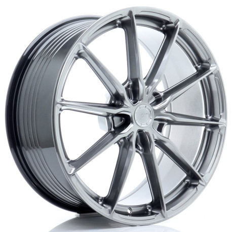Cerchi in lega Japan Racing JR37 21x10 ET10-64 5H BLANK Hyper Nero | race-shop.it