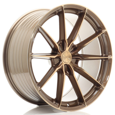 Cerchi in lega Japan Racing JR37 21x10,5 ET10-46 5H BLANK Bronzo Platinum | race-shop.it