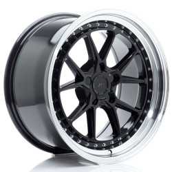 Japan Racing JR39 18x9,5 ET15-35 5H BLANK Nero lucido con bordo lavorato
