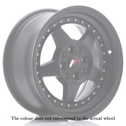 Japan Racing JR6 18x10 ET0-25 5H BLANK Nero lucido con bordo lavorato