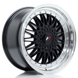 Japan Racing JR9 18x9 ET20-40 BLANK Nero lucido con bordo lavorato
