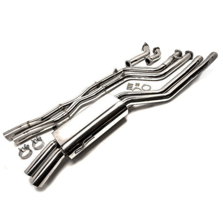 Cat backs RACES Full exhaust system for BMW E36 (M50/M52/S50) | race-shop.it