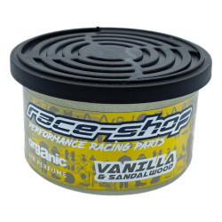Profumo per auto in lattina RACES ORGANICS, Vanilla & Sandalwood