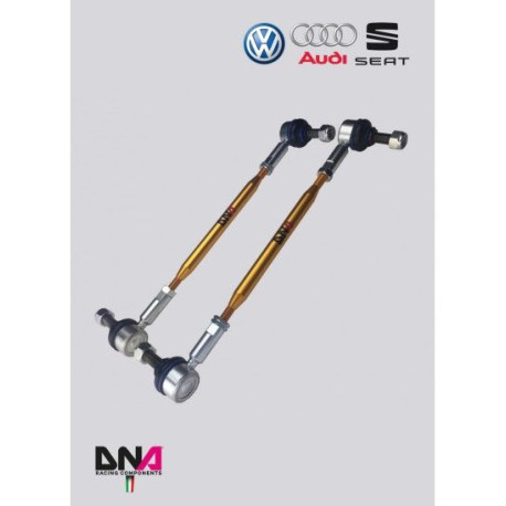 Accessori DNA RACING tiranti barra stabilizzatrice anteriore regolabili "PRO STREET" kit per VW BEETLE (2012-) | race-shop.it