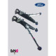 Bracci regolabili DNA RACING front adjustable suspension arms kit for FORD FIESTA MKVII (2008 - 2017) | race-shop.it