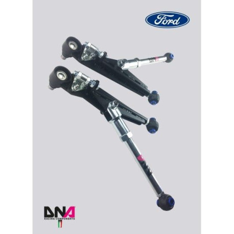 Bracci regolabili DNA RACING front adjustable suspension arms kit for FORD FIESTA MKVII (2008 - 2017) | race-shop.it