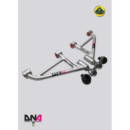 Bracci regolabili DNA RACING rear upper suspension arms kit for LOTUS ELISE L4 TOYOTA (2004 -) | race-shop.it