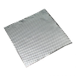 Embossed heat shield RACES 30x50cm