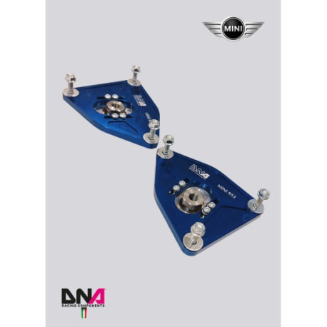 Mini DNA RACING adjustable top mount on uniball kit for MINI R50-R52-R53 COOPER INCL. (2001 - 2007) | race-shop.it