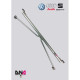 Strutbars (montanti) DNA RACING rear strut bar with tie rods kit for AUDI A3 (2012-) | race-shop.it